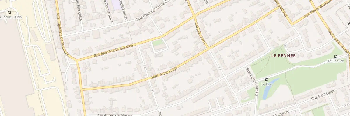Plan du 43 Rue Victor Hugo à Lanester