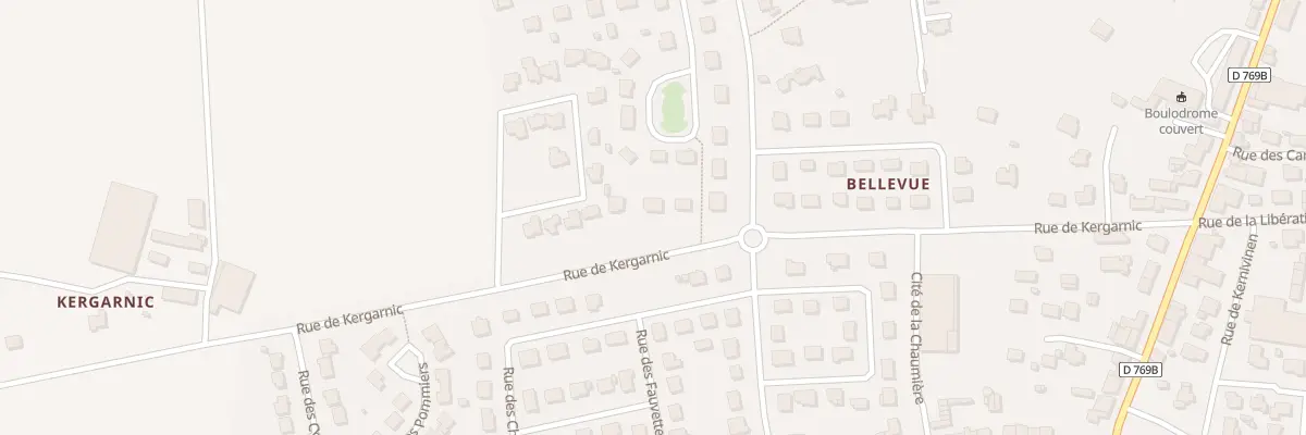 Plan du 26 Rue de Kergarnic à Plouay