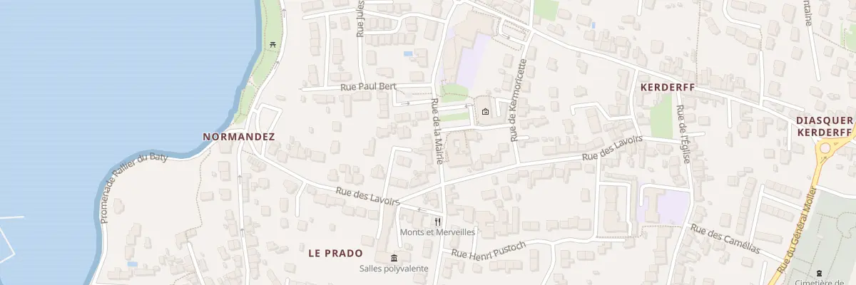 Plan du 38 Rue de la Mairie à Locmiquélic