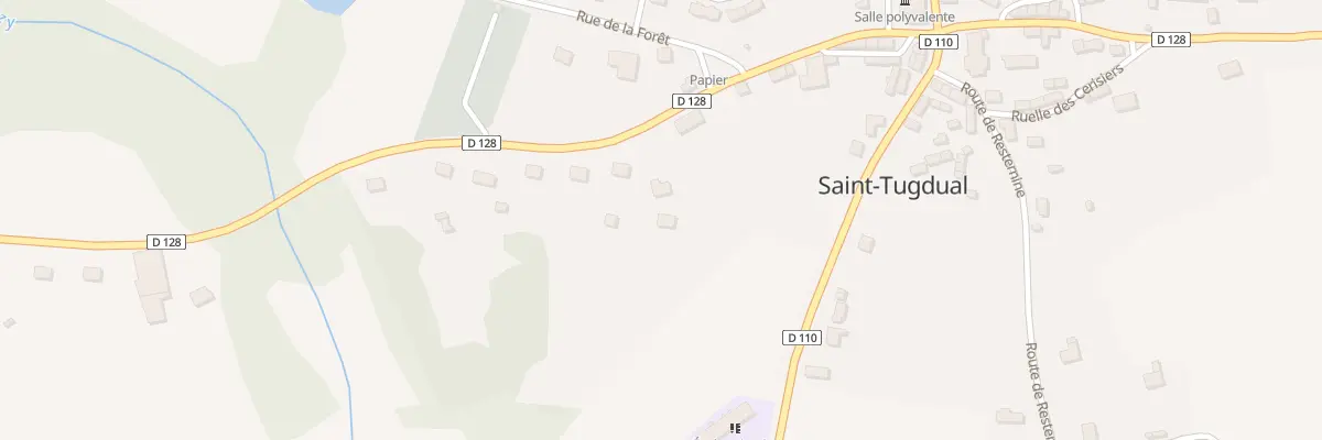 Plan du 20 Rue René le Grevès à Saint-Tugdual