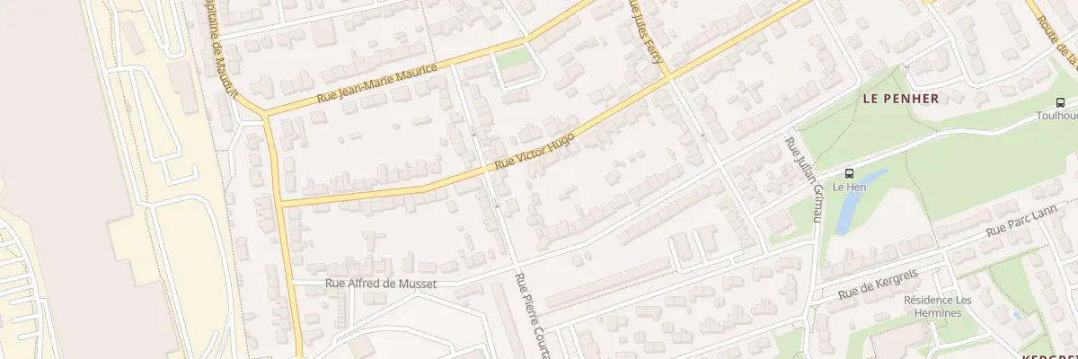 Plan du 30 Rue Victor Hugo à Lanester
