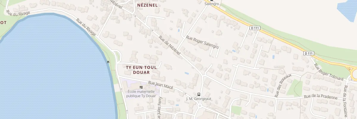 Plan du 16 Rue de Nézénel à Locmiquélic