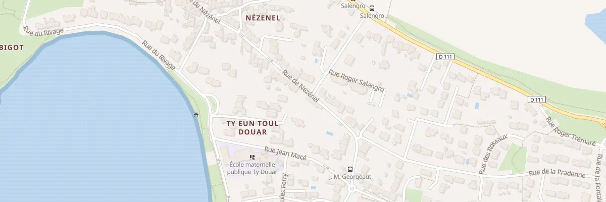 Plan du 18 Rue de Nézénel à Locmiquélic