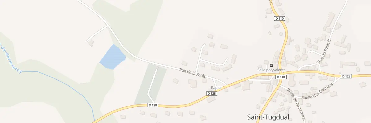 Plan du 5 Rue de la Forêt à Saint-Tugdual
