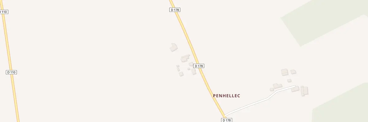 Plan du 4 Penhelec à Saint-Caradec-Trégomel