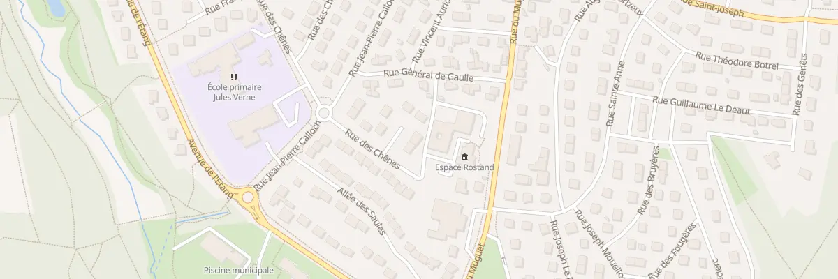 Plan du 18 Rue des Chênes à Caudan