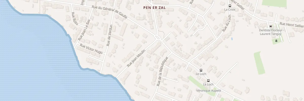 Plan du 9 Rue Jean Moulin à Locmiquélic