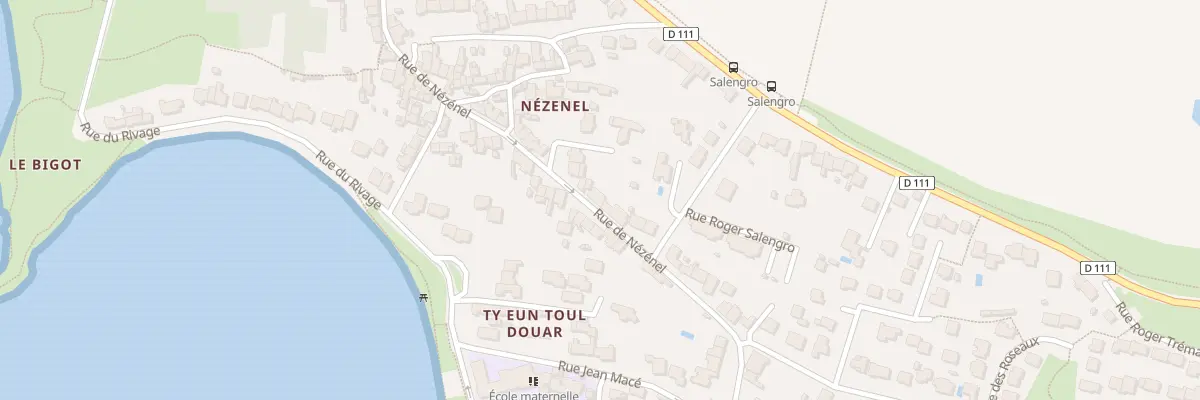 Plan du 25B Rue de Nézénel à Locmiquélic
