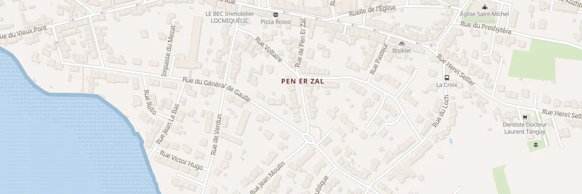 Plan du 11 Rue de Pen er Zal à Locmiquélic