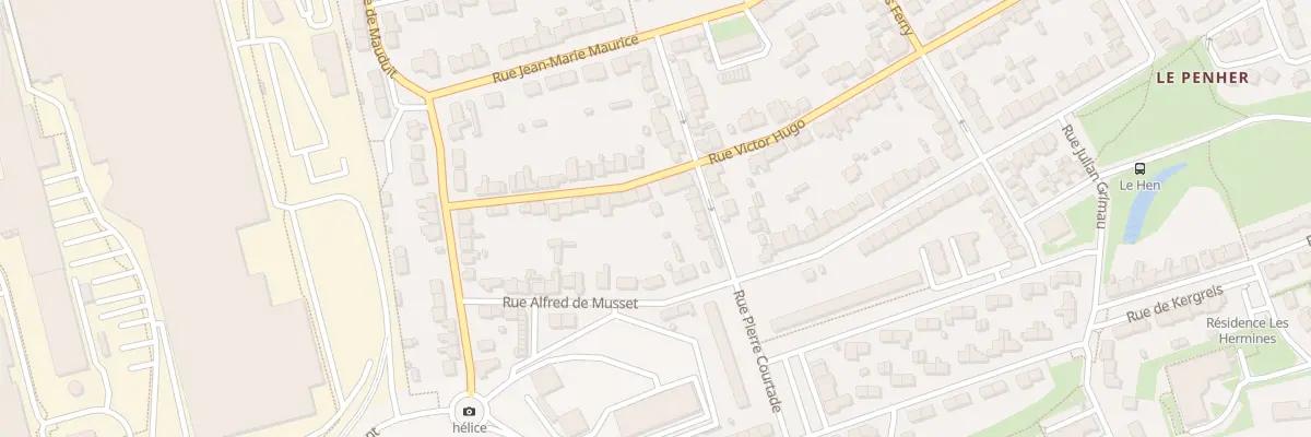 Plan du 24 Rue Victor Hugo à Lanester