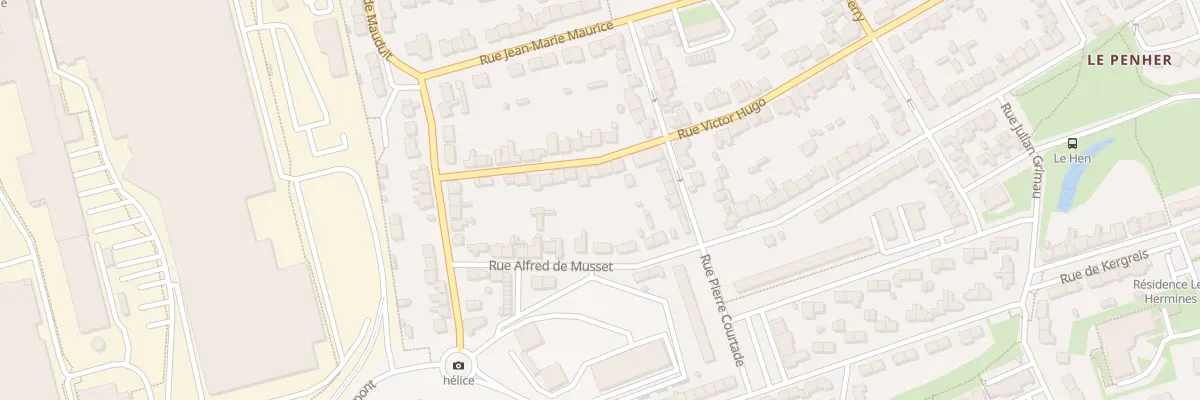 Plan du 20 Rue Victor Hugo à Lanester