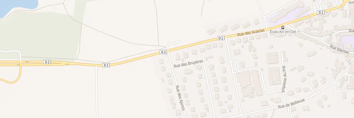 Plan du 1 Rue des Ajoncs à Plouay
