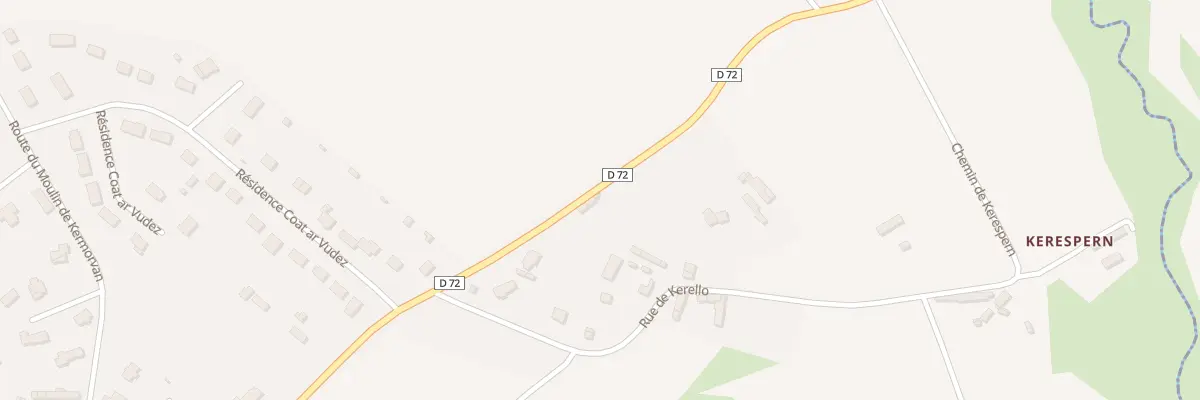 Plan du 14 Rte de Langoat à Lanmérin