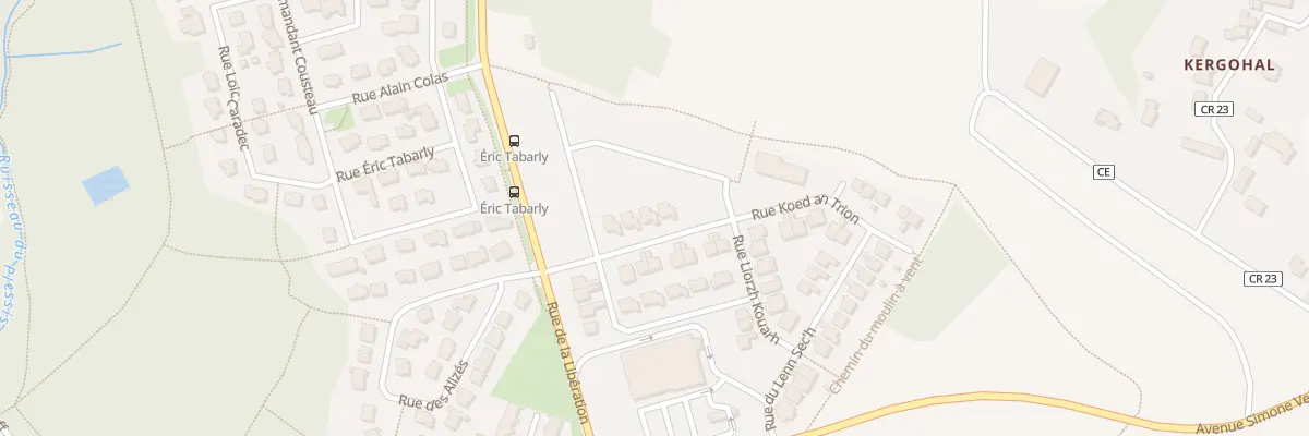 Plan du 15 Rue Koed An Trion à Caudan