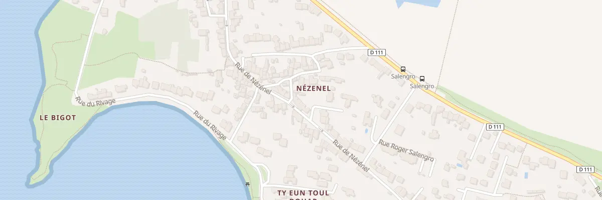 Plan du 35 Rue de Nézénel à Locmiquélic