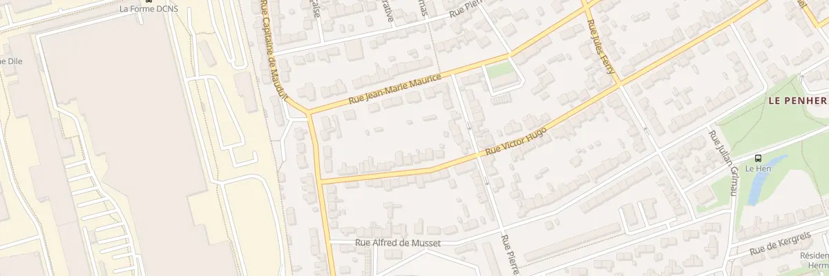 Plan du 21 Rue Victor Hugo à Lanester