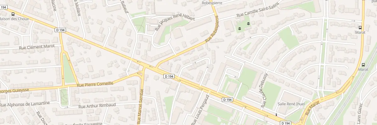 Plan du 7 Rue d’Estienne d’Orves à Lanester