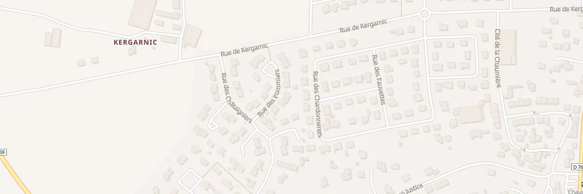 Plan du 12 Rue des Pommiers à Plouay