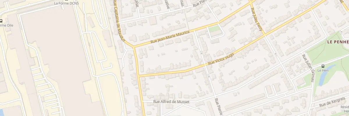 Plan du 19 Rue Victor Hugo à Lanester