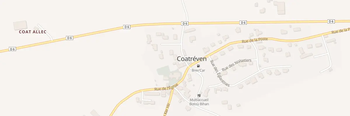 Plan du 1 Lot de Ker Illis à Coatréven
