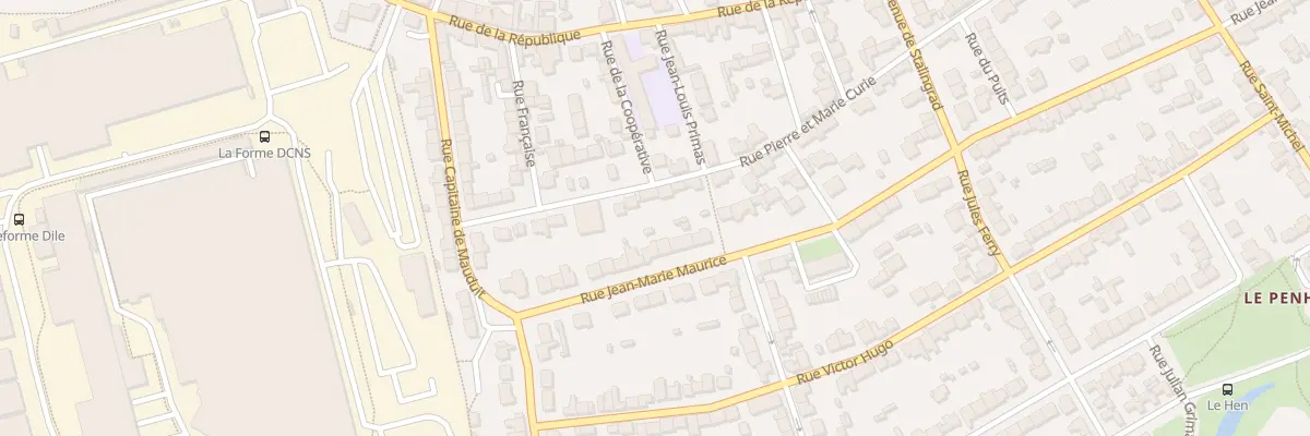 Plan du 14 Rue P et M Curie à Lanester