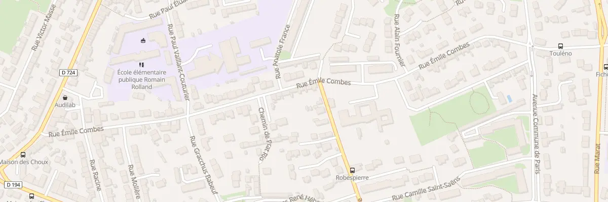Plan du 42 Rue Emile Combes à Lanester