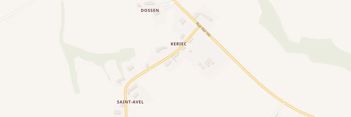Plan du 5226 Keriec à Coatréven
