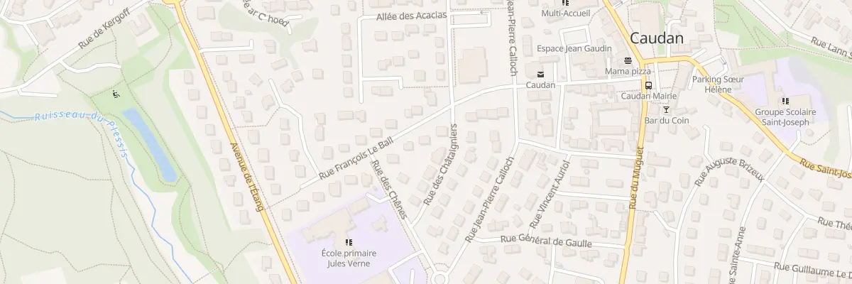 Plan du 26 Rue François le Bail à Caudan