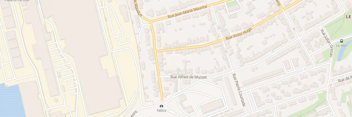 Plan du 6 Rue Victor Hugo à Lanester
