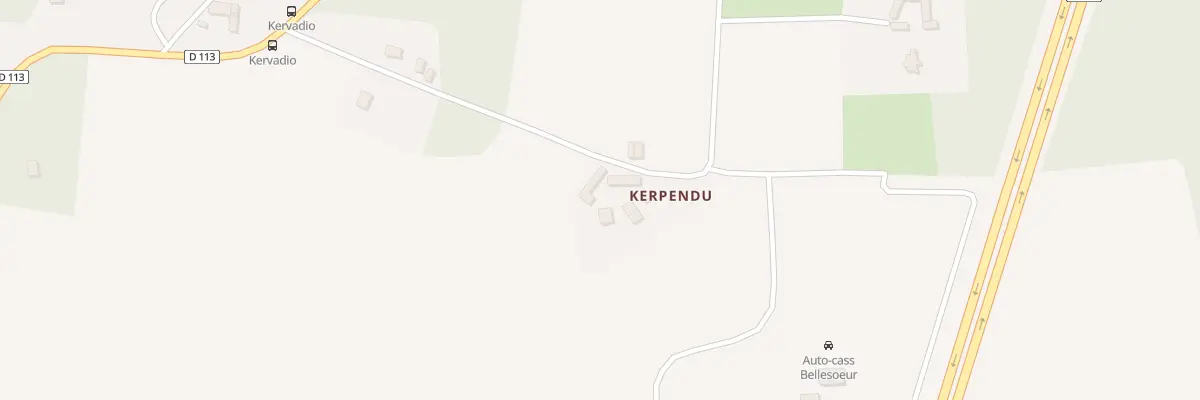 Plan du 4 Kerpendu à Cléguer