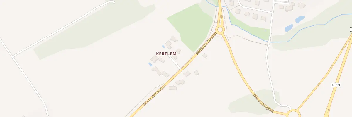 Plan du 4 Kerflem à Caudan
