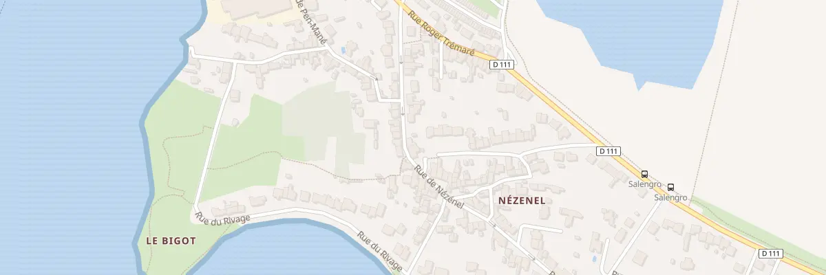 Plan du 57 Rue de Nézénel à Locmiquélic