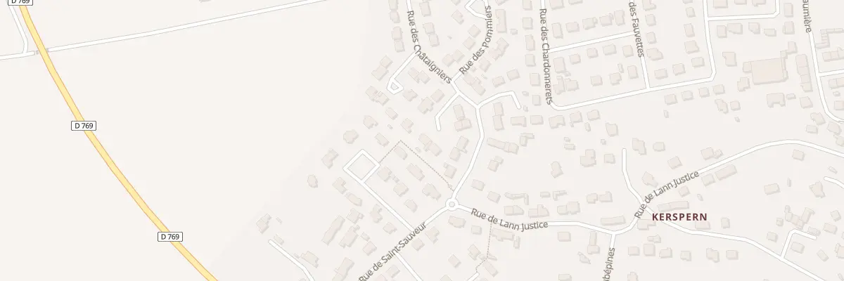 Plan du 4 Rue des Noisetiers à Plouay