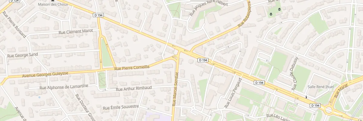 Plan du 104 Rue Marcel Sembat à Lanester