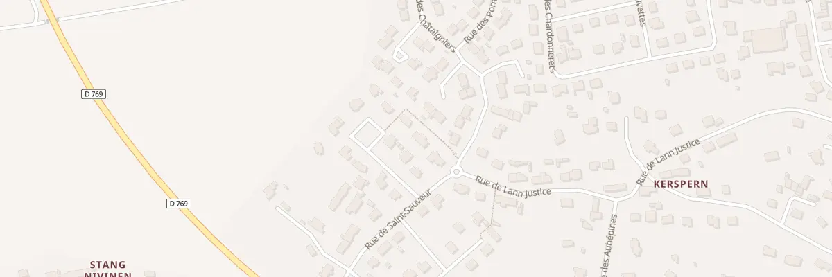 Plan du 36B Rue de Saint Sauveur à Plouay