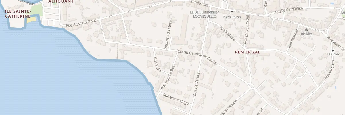 Plan du 83 Rue Général de Gaulle à Locmiquélic