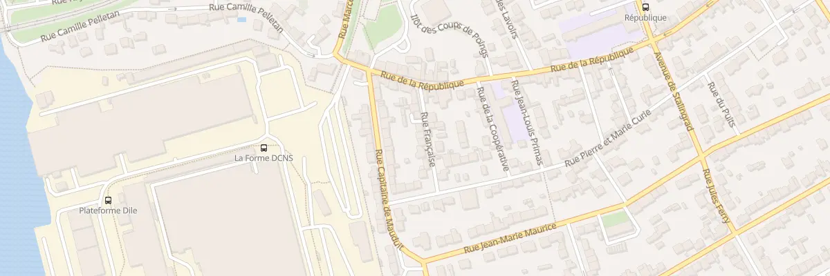 Plan du 8 Rue Française à Lanester