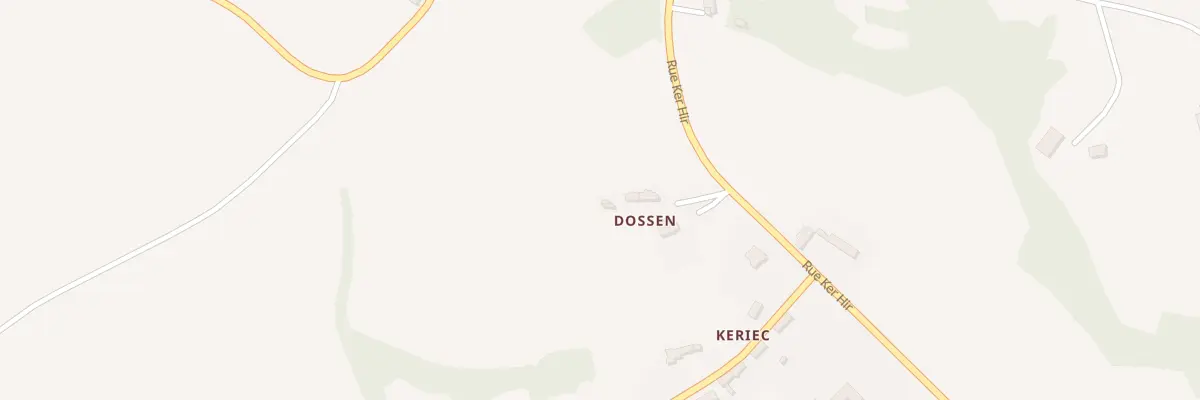 Plan du 896 Dossen à Coatréven