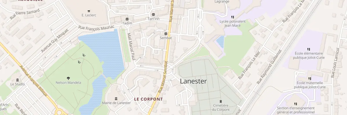 Plan du 66 Rue Marcel Sembat à Lanester