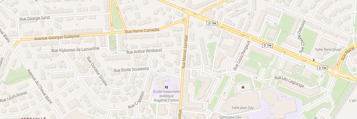 Plan du 97 Rue Marcel Sembat à Lanester