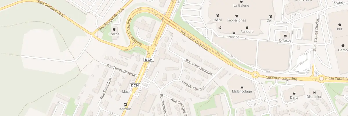 Plan du 15 Rue Paul Gauguin à Lanester