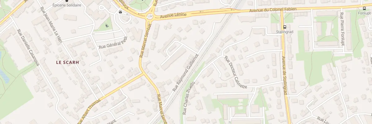 Plan du 36 Rue Raymond Guillemot à Lanester