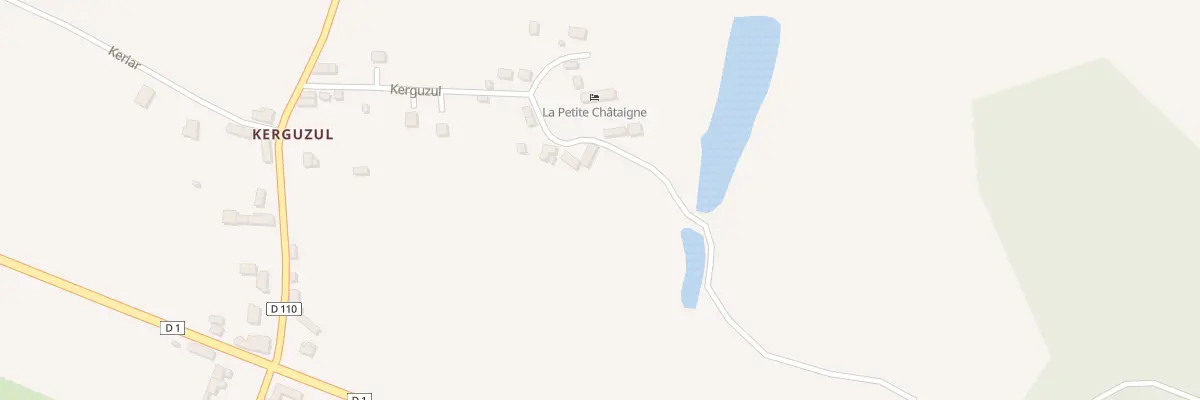 Plan du 5147F Kerguzul à Plouray