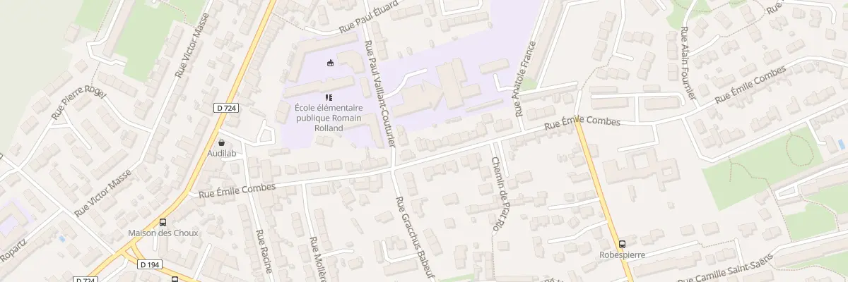 Plan du 29 Rue Emile Combes à Lanester