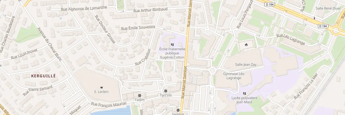 Plan du 89B Rue Marcel Sembat à Lanester