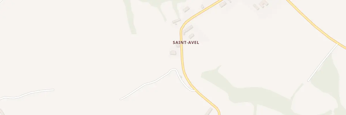 Plan du 5028 Saint-Avel à Coatréven