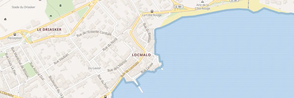 Plan du 48 Rte de Locmalo à Port-Louis