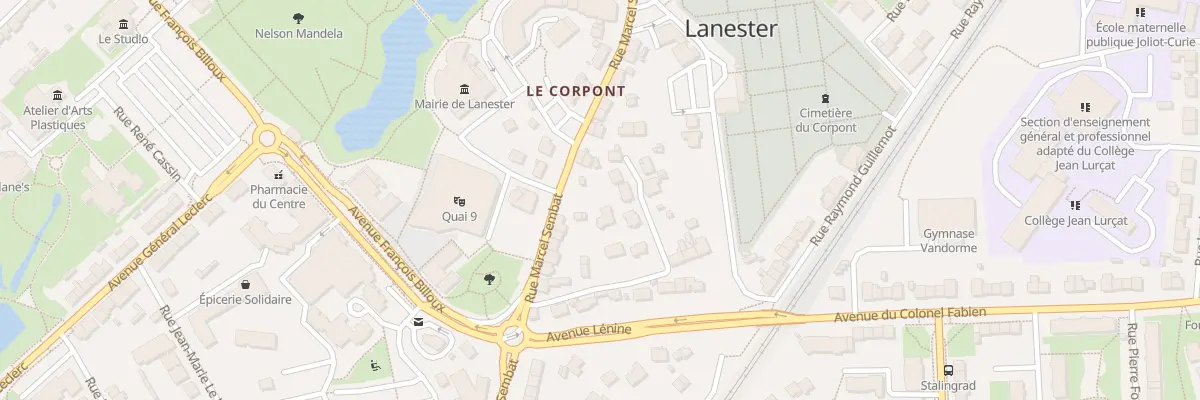 Plan du 42T Rue Marcel Sembat à Lanester