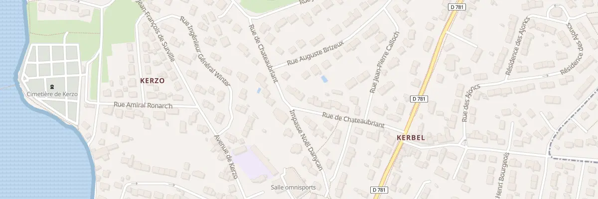 Plan du 7 Rue de Chateaubriand à Port-Louis