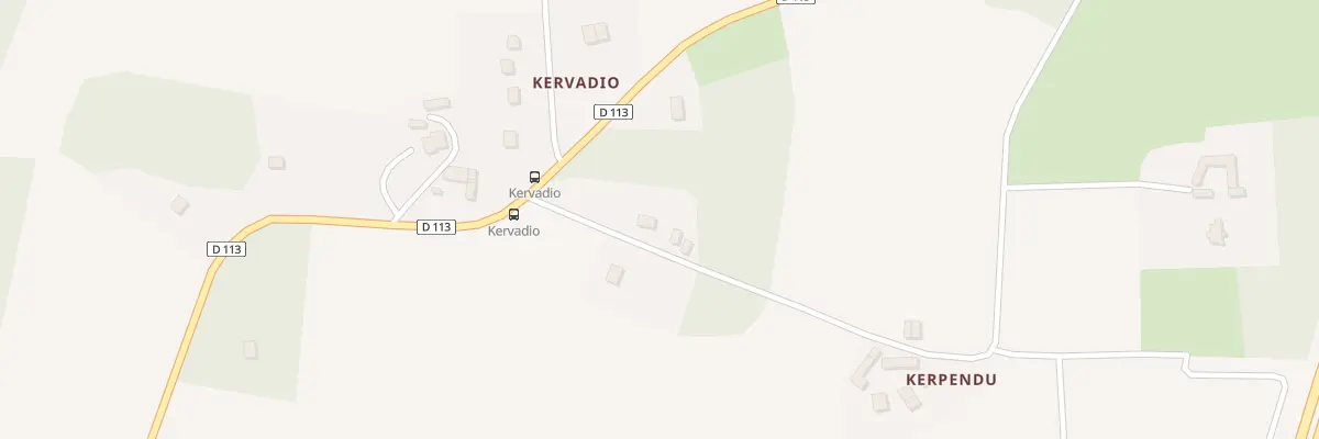 Plan du 4 Kervadio à Cléguer